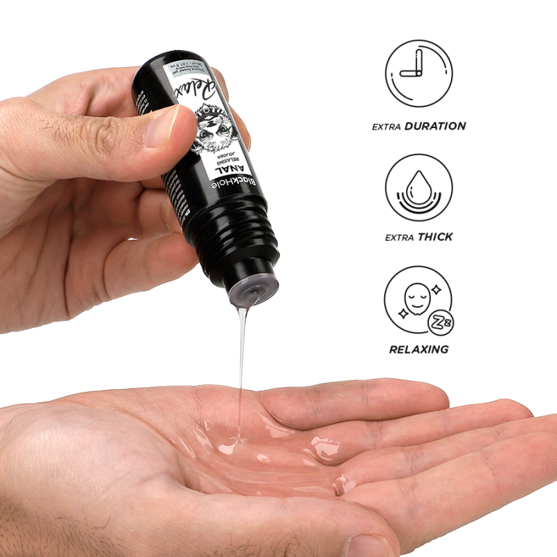 BLACK HOLE ANAL RELAXING CON JOJOBA BASE SILICONA 30 ML