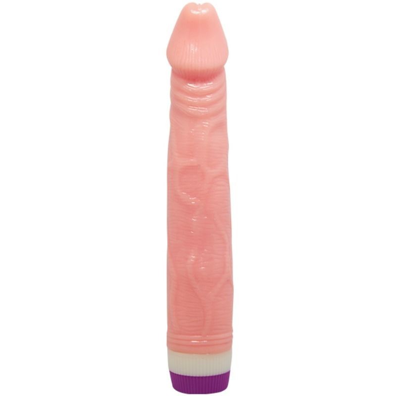 BAILE VIBRADOR REALaSTICO NATURAL 22 CM