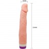 BAILE VIBRADOR REALaSTICO NATURAL 22 CM