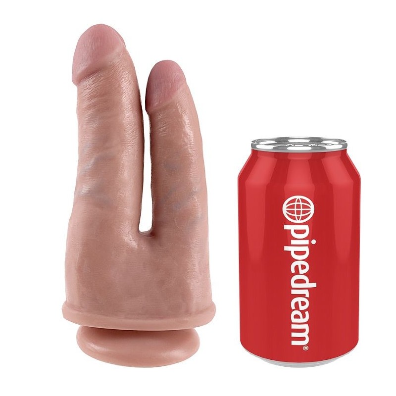 KING COCK DOBLE PENETRACIaN NATURAL