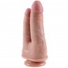 KING COCK DOBLE PENETRACIaN NATURAL
