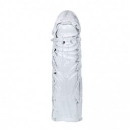 BAILE FUNDA LILA PARA EL PENE EN SILICONA ADAPTABLE 13 CM