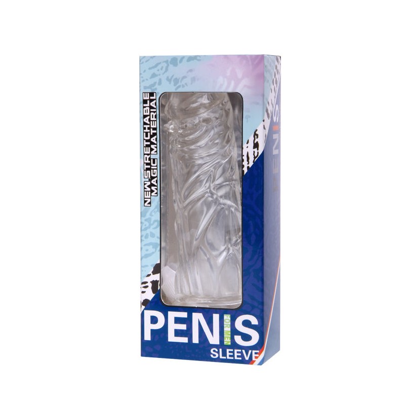 BAILE FUNDA LILA PARA EL PENE EN SILICONA ADAPTABLE 13 CM