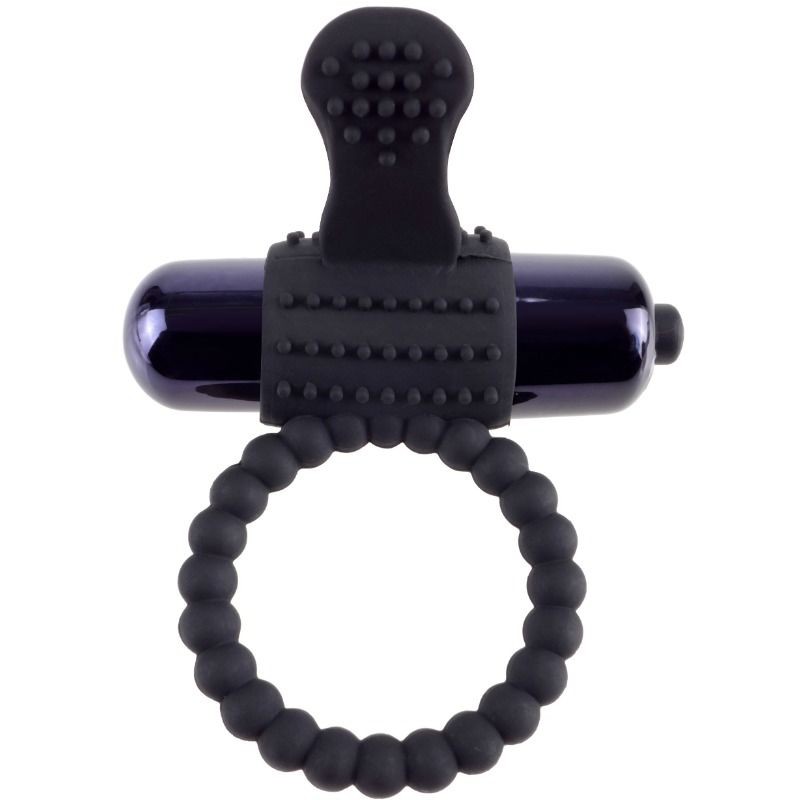 FANTASY C RINGZ ANILLO VIBRADOR DE SILICONA NEGRO