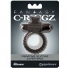 FANTASY C RINGZ ANILLO VIBRADOR DE SILICONA NEGRO