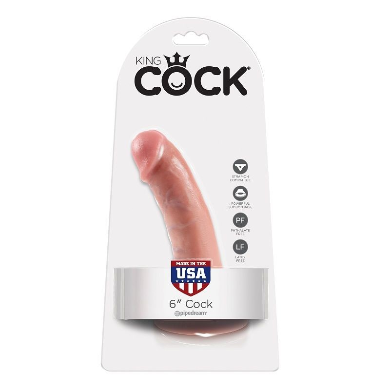 KING COCK 6 PENE NATURAL 152 CM