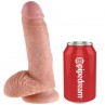 KING COCK 7 PENE REALaSTICO NATURAL 178 CM