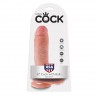 KING COCK 8 PENE REALaSTICO NATURAL 203 CM