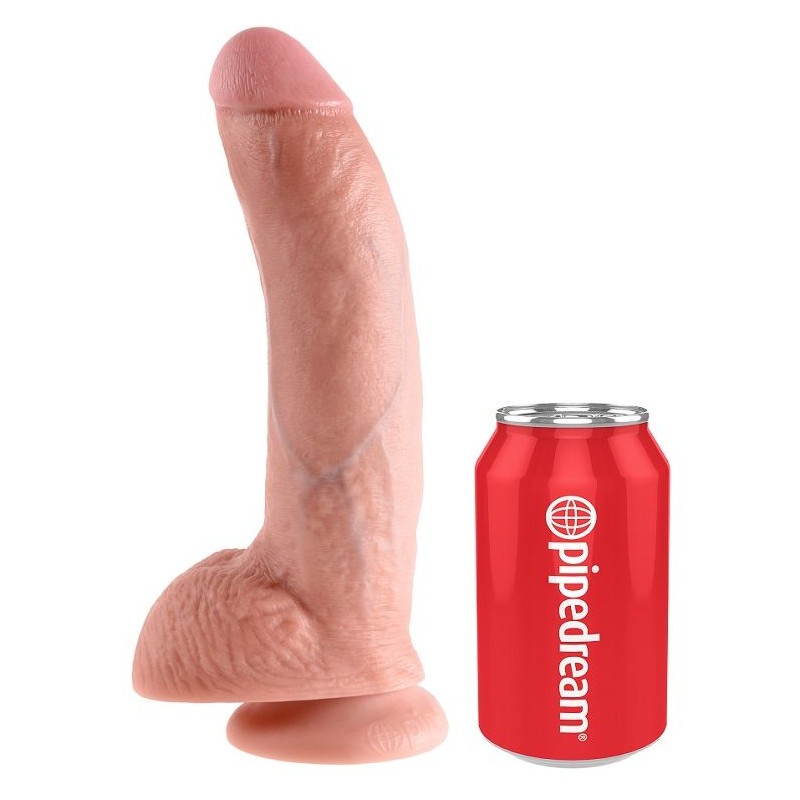 KING COCK 9 PENE REALaSTICO NATURAL 229 CM