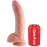 KING COCK 9 PENE REALaSTICO NATURAL 229 CM