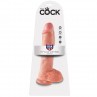 KING COCK 10 PENE REALaSTICO NATURAL 265 CM