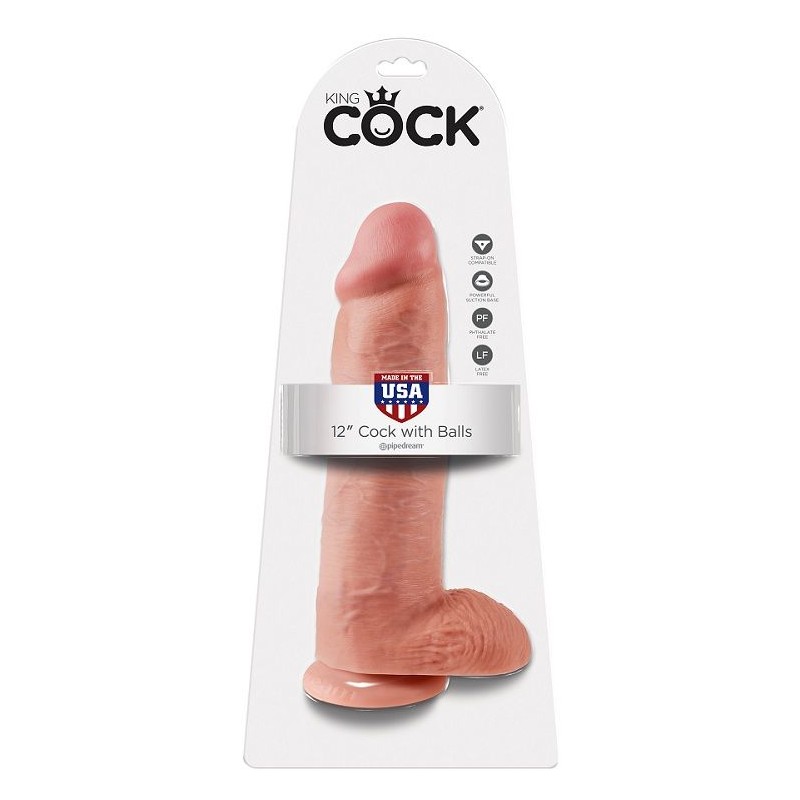 KING COCK 12 PENE REALaSTICO NATURAL 3048 CM