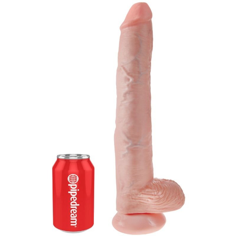 KING COCK PENE CON TESTaCULOS 356 CM COLOR NATURAL