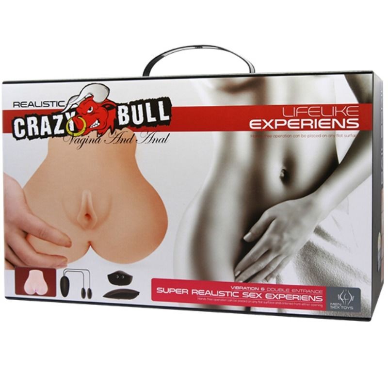 CRAZY BULL VAGINA Y ANO REALaSTICOS CON VIBRACIaN POSICIaN 7