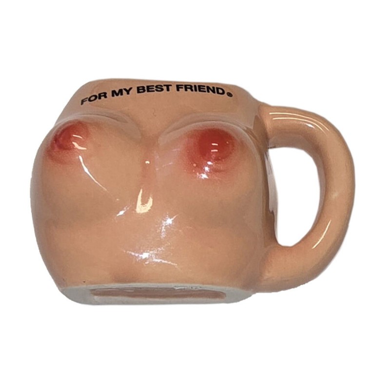 DIABLO PICANTE a VASO DE CHUPITO IMANTADO CON PECHOS aFOR MY BEST FRIENDa