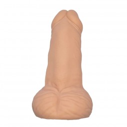 DIABLO PICANTE JUGUETE ANTIESTRaS CON FORMA DE PENE COLOR CARNE