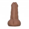 DIABLO PICANTE JUGUETE ANTIESTRaS CON FORMA DE PENE COLOR MULATO