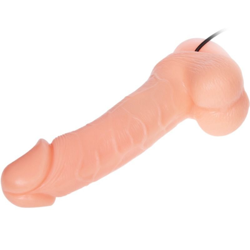 BAILE DONG DILDO REALaSTICO VIBRACIaN Y ROTACIaN 20 CM