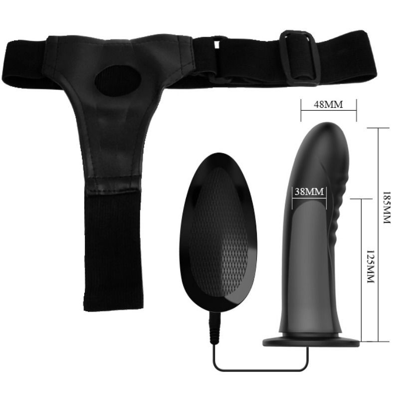 PRETTY LOVE MYRON STRAP ON CON VIBRACIaN Y DILDO HUECO