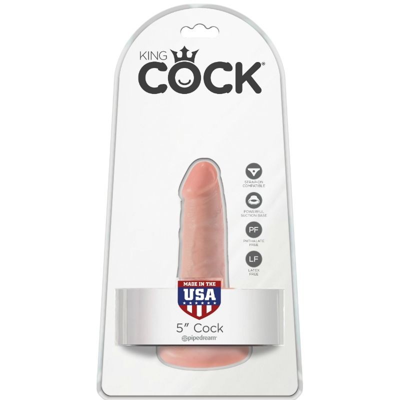 KING COCK PENE REALaSTICO 14 CM COLOR NATURAL