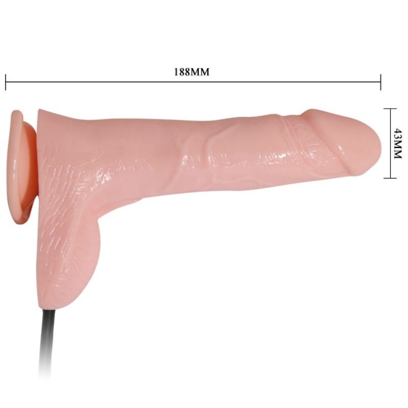 BAILE DILDO REALaSTICO VIBRADOR E INFLABLE 188 CM