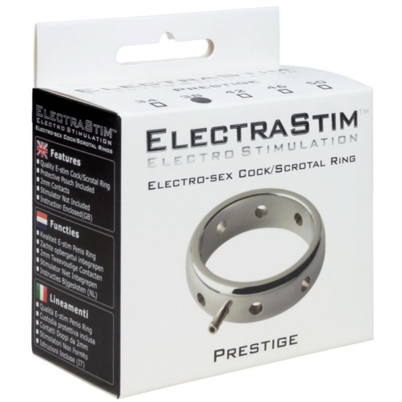 ELECTRASTIM PRESTIGE ANILLO ELECTROMAGNaTICO DE METAL PARA EL PENE 42 MM