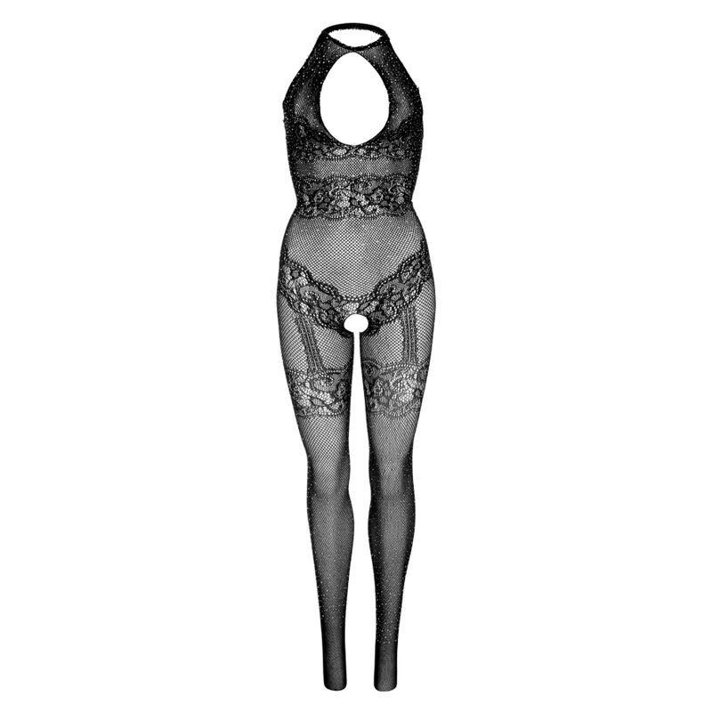 LEG AVENUE BODYSTOCKING DE RED SIN COSTURAS TALLA aNICA NEGRO