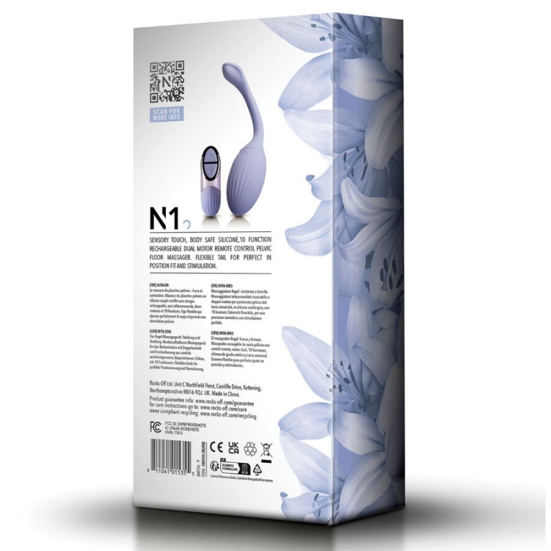 NIYA N1 MASAJEADOR PaLVICO KEGEL CON CONTROL REMOTO