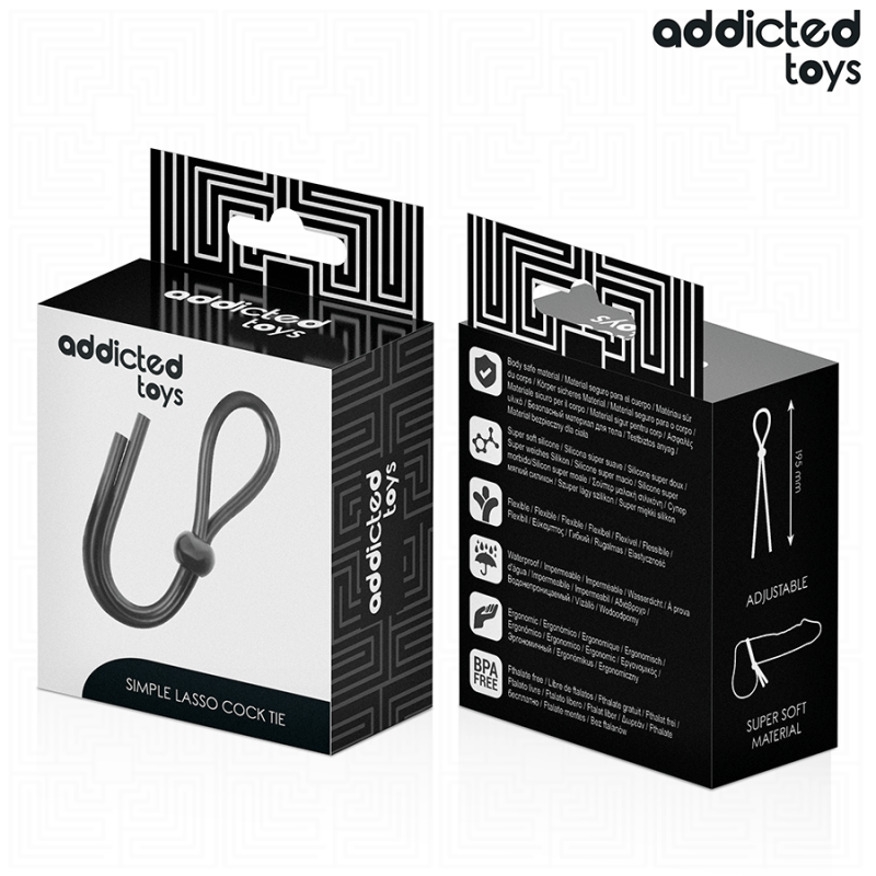ADDICTED TOYS CUERDA SILICONA PARA EL PENE DE LAZO SIMPLE