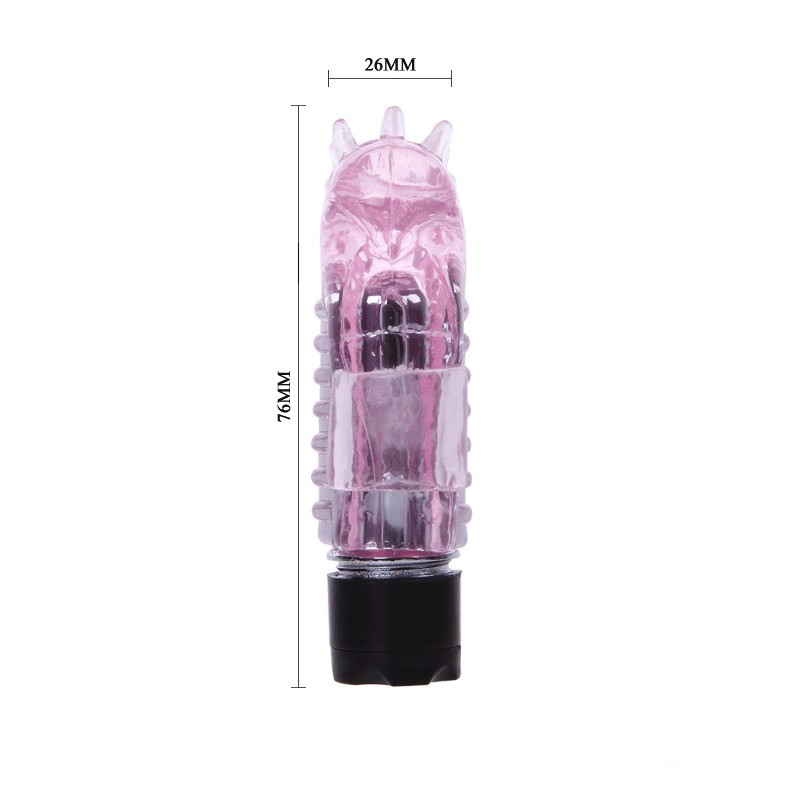 BAILE MINI VIBRADOR DEDO SILICONA