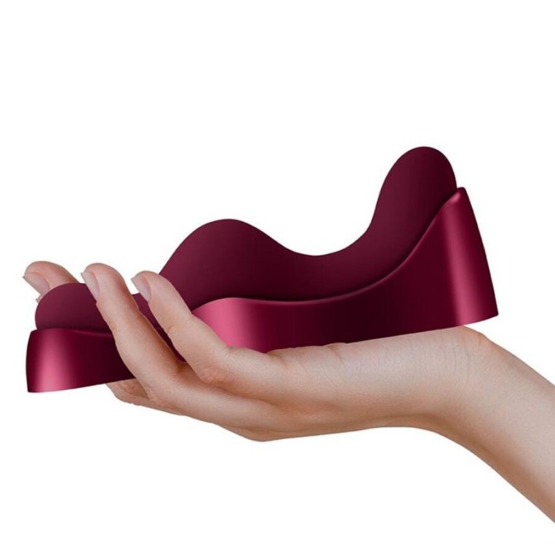 ROCKS OFF RUBY GLOW BLUSH VIBRADOR G SPOT ROJO