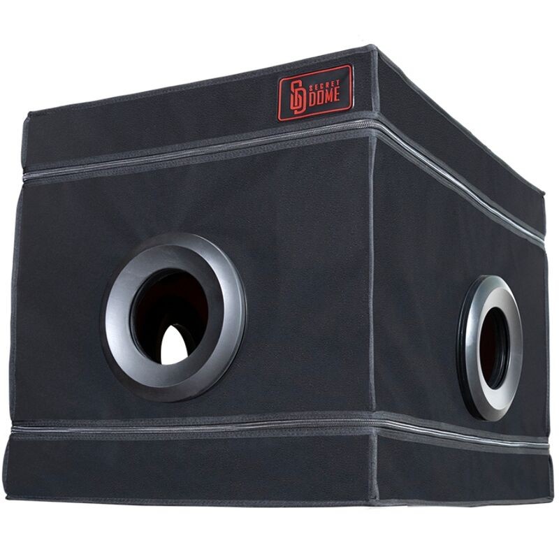 SECRET DOME KINK CLUB LA NICHE CABINA NEGRO ROJO