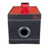 SECRET DOME KINK CLUB LA NICHE CABINA NEGRO ROJO