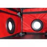 SECRET DOME KINK CLUB LA NICHE CABINA NEGRO ROJO