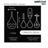 ADDICTED TOYS LIMPIADOR ANAL DE VIAJE TALLA L 220 ML