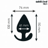 ADDICTED TOYS PLUG ANAL SILICONA TALLA XXL 11 CM