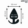 ADDICTED TOYS PLUG ANAL SILICONA TALLA M 66 CM