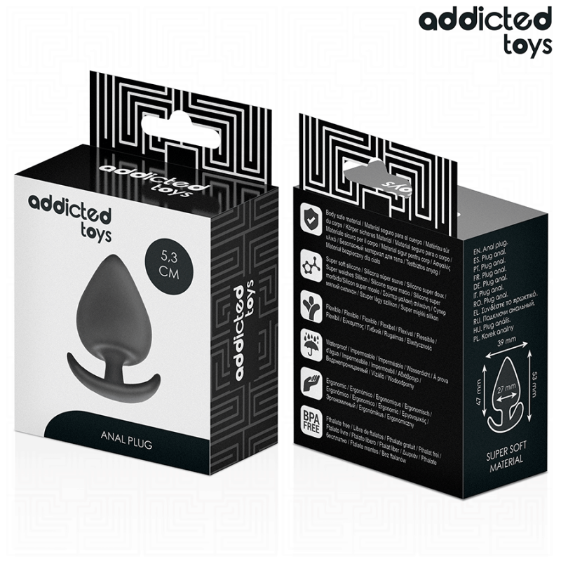 ADDICTED TOYS PLUG ANAL SILICONA TALLA S 53 CM