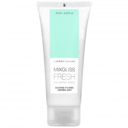 MIXGLISS LUBRICANTE BASE AGUA EFECTO FRIO SABOR A MENTA 70 ML