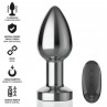INTENSE PLUG ANAL 10 VIBRACIONES METAL CON CONTROL REMOTO M