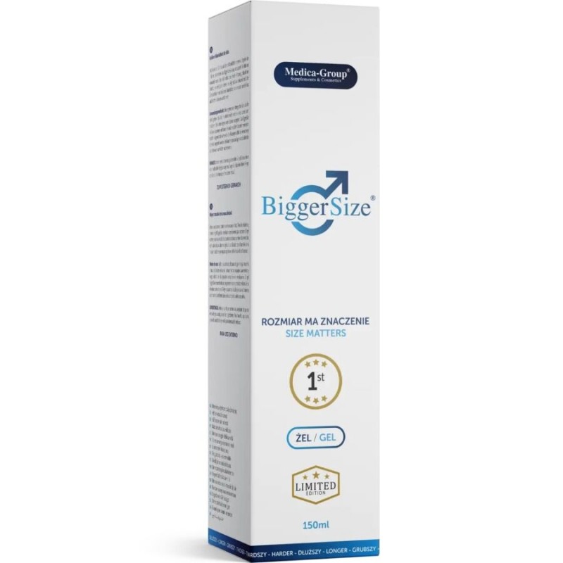 MEDICA GROUP BIGGER SIZE GEL INTIMO PARA HOMBRE 150 ML