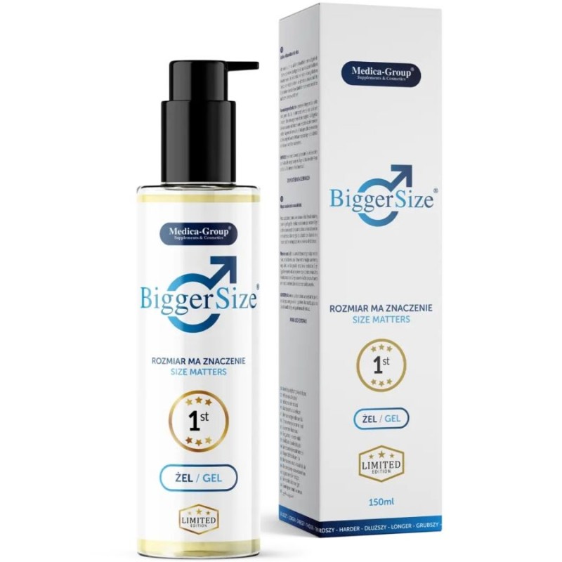 MEDICA GROUP BIGGER SIZE GEL INTIMO PARA HOMBRE 150 ML