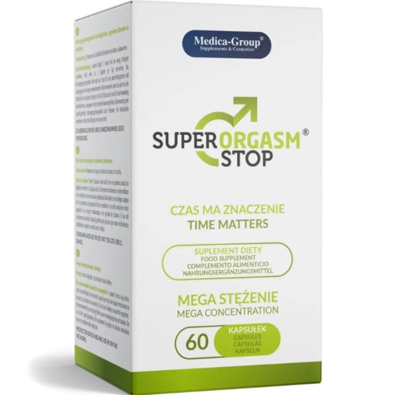 MEDICA GROUP SUPER ORGASM STOP RETARDANTE PARA HOMBRE 60 CaPSULAS