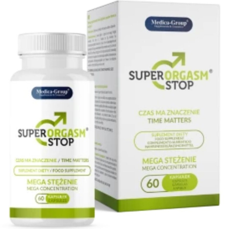 MEDICA GROUP SUPER ORGASM STOP RETARDANTE PARA HOMBRE 60 CaPSULAS