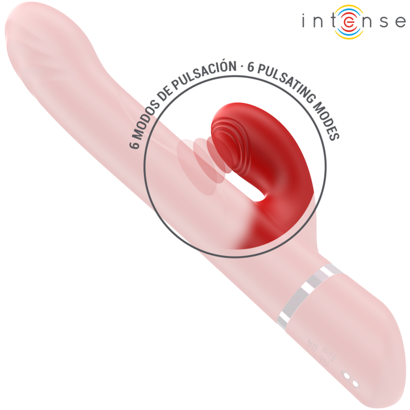 INTENSE LELE VIBRADOR MULTIFUNCIaN ROTATORIO OSCILACIaN ESTIMULACIaN ROJO