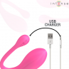 INTENSE JANICE VIBRADOR U DOBLE ESTIMULACIaN 10 VIBRACIONES ROSA CONTROL REMOTO