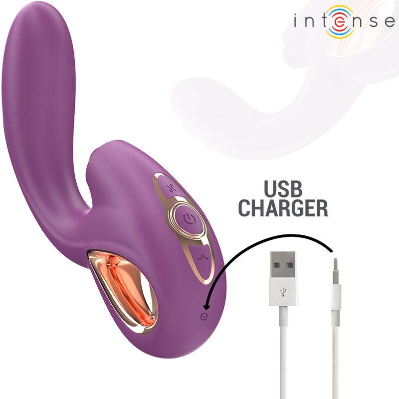 INTENSE LALI VIBRADOR PUNTO G MULTIFUNCIaN ESTIMULACIaN EMPUJE VIBRACIaN MORADO