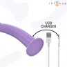 INTENSE EDDIE VIBRADOR 175 CM 10 VIBRACIONES MORADO CONTROL REMOTO