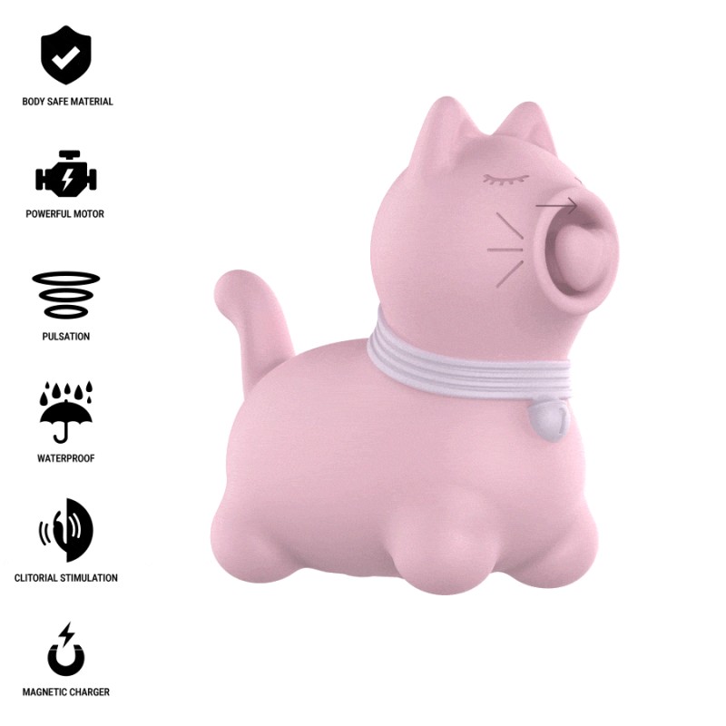 INTENSE ESTIMULADOR PUPP LENGUA PULSACIaN PARA CLaTORIS ROSA