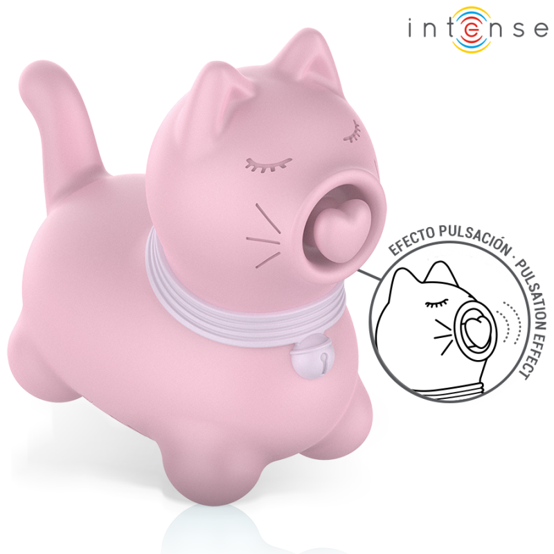 INTENSE ESTIMULADOR PUPP LENGUA PULSACIaN PARA CLaTORIS ROSA